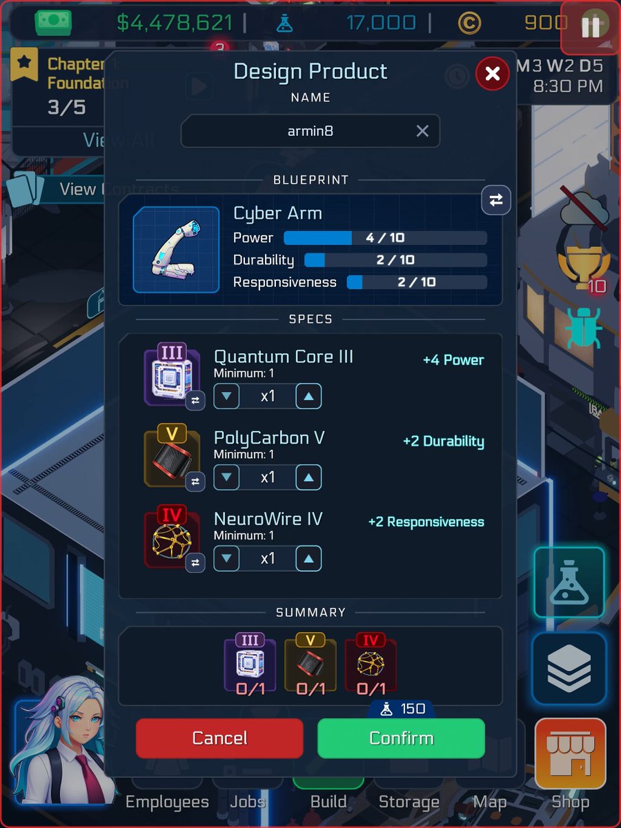 CyberCorpTycoon's tweet image. Design your own products, name it, customize it and build your brand from the ground up.

What would your first product be called? 👇
#indiedev #madewithunity #mobilegames #cyberpunk #tycoon