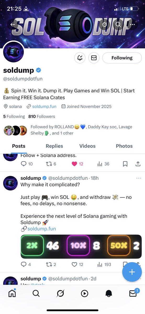 Gadpent85's tweet photo. @soldumpdotfun Notification on also

HgpcVgsfKZJCEFM2pJfYPwUqZH6FusBQdpYKZE8kC9J https://t.co/q4y5HJl87N