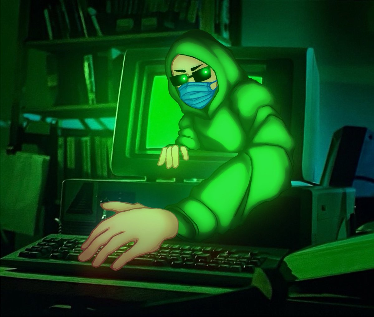 transjestrrr's tweet photo. me when the disembodied green hoodie man comes to get me

#kwitefanart #kwite
(timelapse in replies!l) https://t.co/sKBFkac5wg