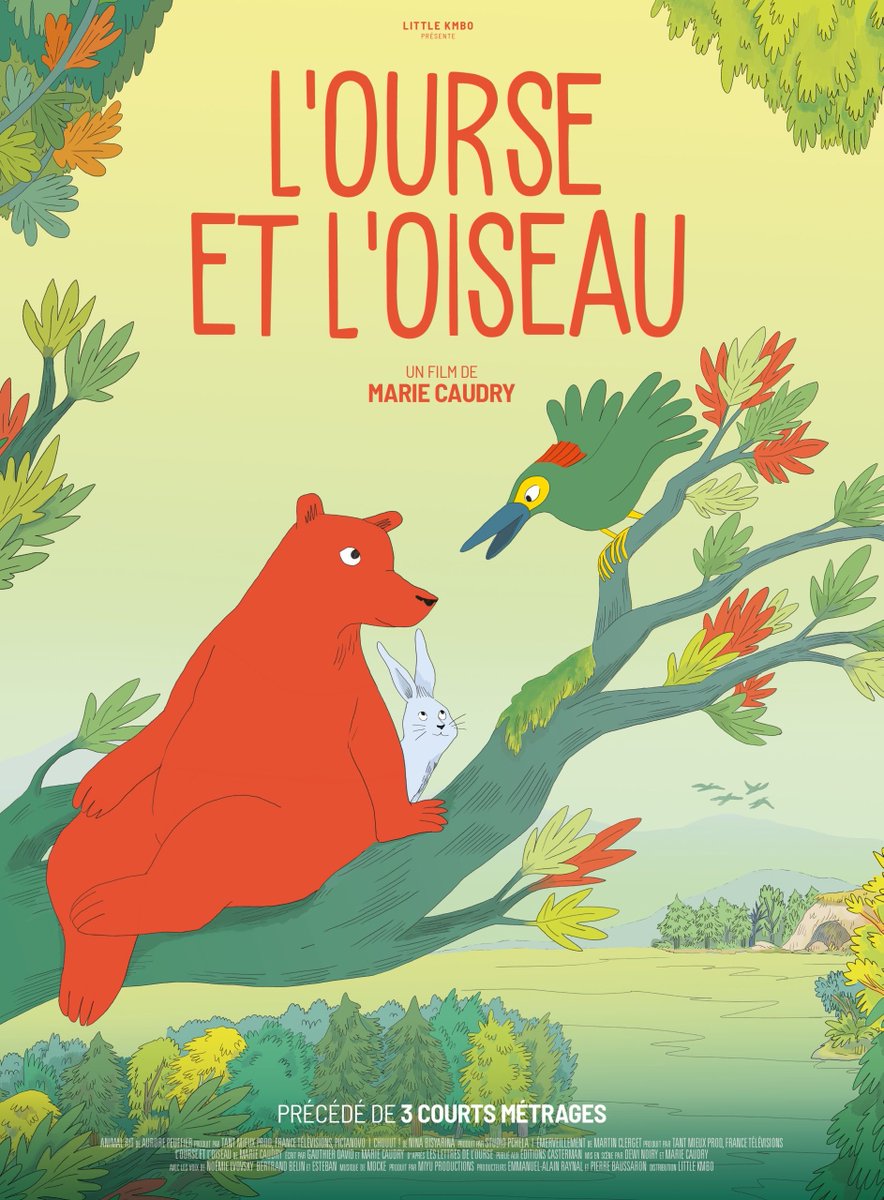 Jolie affiche pour L'ours et L'oiseau  <a href="/KMBOcinema/">KMBO</a>
