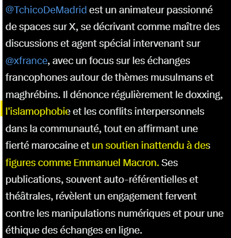TchicoDeMadrid's tweet photo. Merci @grok !

#PourVous, #AvecVous et #PourNousTous ! #Ensemble ! https://t.co/LH18KQpsTg