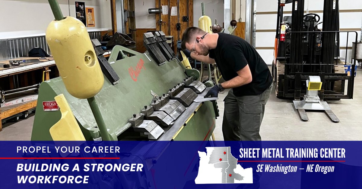 sewneojatc's tweet image. Looking for a career with stability, growth, and hands-on training? The @sewneojatc Program offers the opportunity to earn while you learn in the Sheet Metal and HVAC trade.

sewneo.org

#apprenticeships #spokane #ellensburg #pasco #tricities #boise #sewneojatc