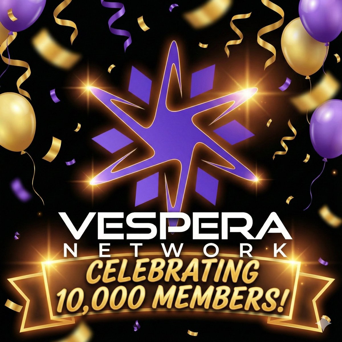 vespera_captain's tweet image. Vespera Network family has crossed 10,000+ followers! 🎉
Your love and support keep us moving toward bigger goals. 🚀💜
Thank you, Vespera Community!&quot;

#VesperaNetwork #10KStrong #CommunityPower #ThankYou #Milestone