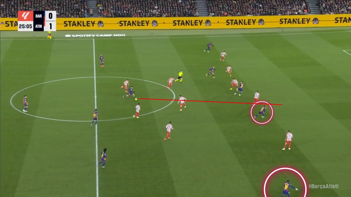 Genius goal by FC Barcelona

what a pass and goal from Raphinha &amp; Pedri

but i wnat to talk about Raphinha being in the half space knowing that Yamal will take in attention