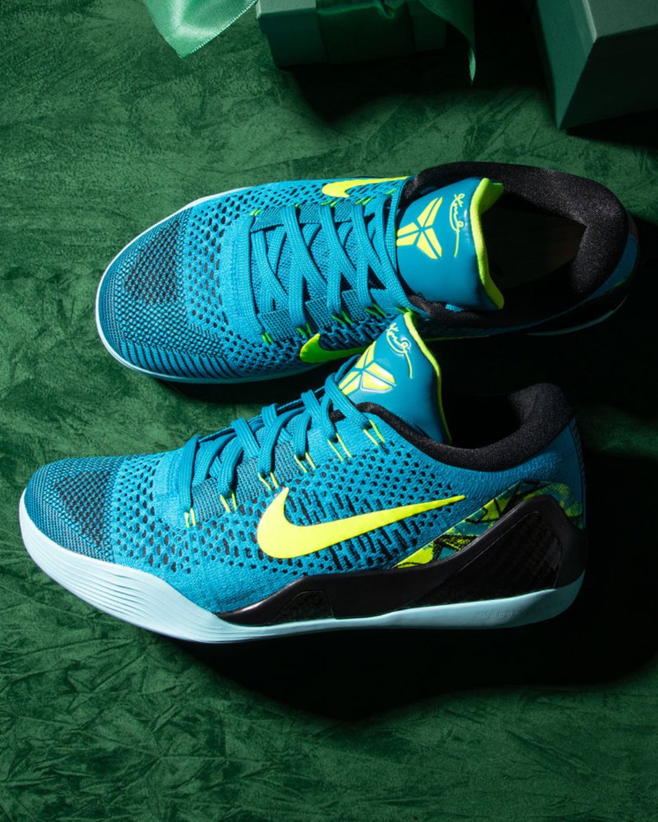 コービー9エリートkobe9 Neo Turquoise and Volt Kobe 9 Elite Low Protro 'Neo Turquoise and Volt' (IO3673-400