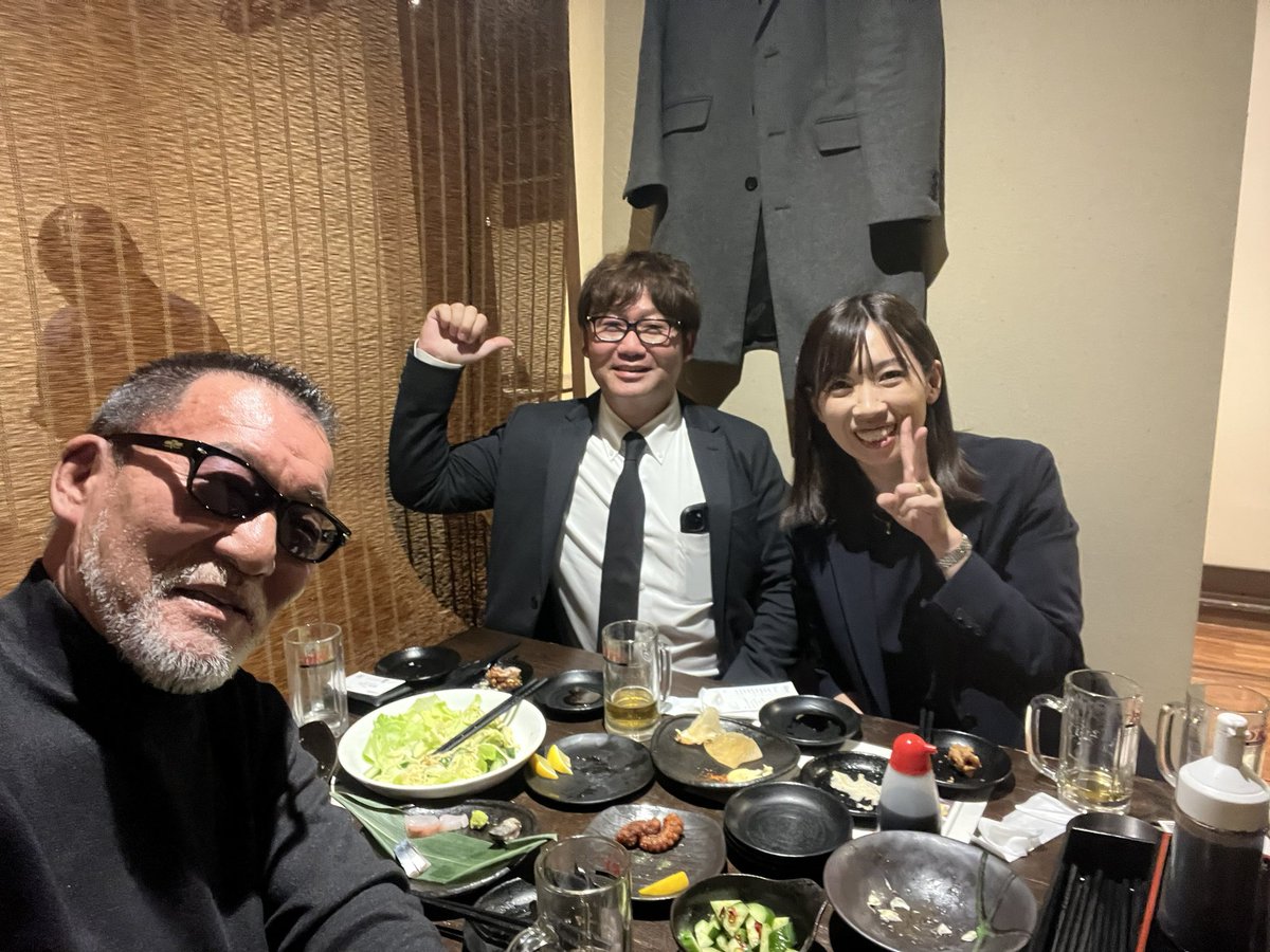 sendagyousei's tweet photo. プロレスラーの蝶野正洋さんと札幌でお仕事のことですが、お食事ご一緒させていただきました。

プライベートもテレビの世界とお変わりなく、蝶野節が満載でした。追ってお仕事の内���は進みましたらアップさせていただきます。 https://t.co/QCRsFRMk7a