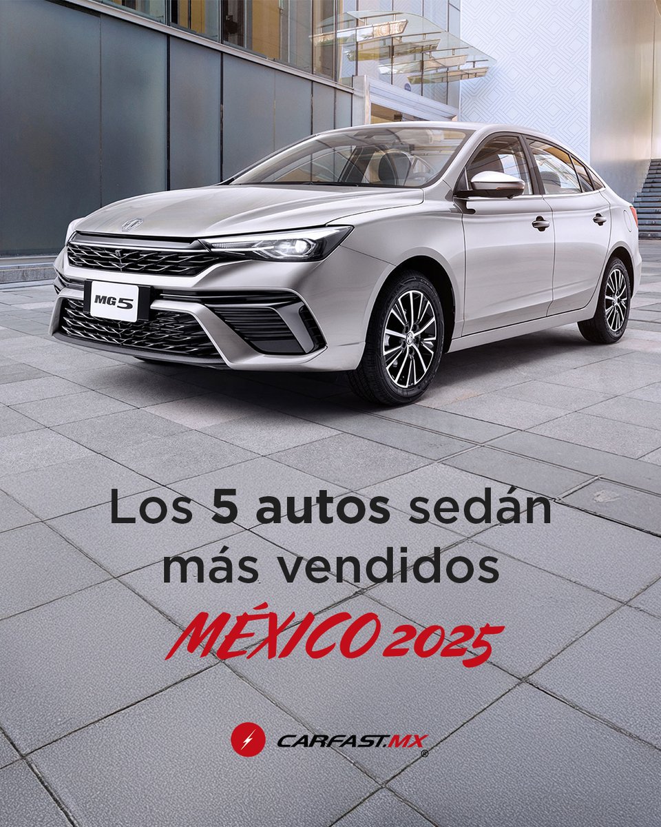 CarFastMty's tweet image. 🚘 Los sedanes siguen dando batalla en México.
Con datos de la AMDA, analizamos cuáles son los 5 autos sedán más vendidos en 2025 y por qué este segmento se mantiene fuerte pese al auge de las SUVs.

👉 Descubre el ranking completo: carfast.mx/los-5-autos-se…