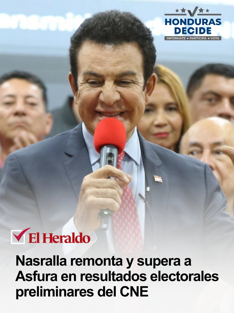 diarioelheraldo's tweet photo. 👀🗳️ Honduras sigue expectante a la actualización y declaratoria oficial del CNE. 🇭🇳⏳ https://t.co/aEZSghno9A

#EleccionesHonduras2025 #HondurasDecide https://t.co/TB4Pk113Nc