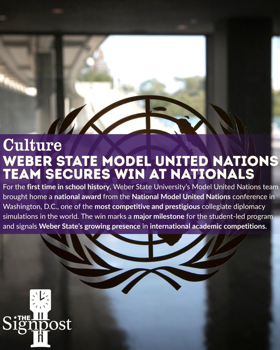 WSUSignpost's tweet image. Read the whole story on our website, the link can be found in our bio!

✍️: Sofia Fuenmayor | Contributor
📸: Mike Segar | REUTERS

#ModelUN #Thesignpost #UN #UnitedNations #Nationals #Washington #DC #WashingtonDC #Weberstate #WSU #Utah #Ogden #News #Culture #Win