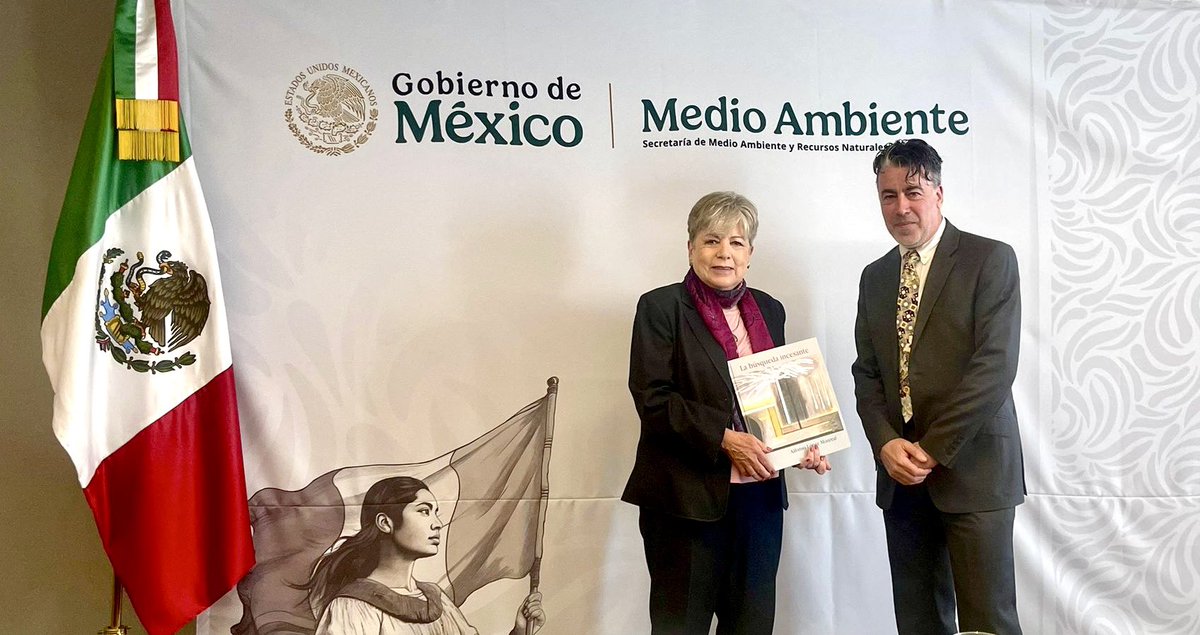 Esta mañana tuvimos una productiva reunión con <a href="/aliciabarcena/">Alicia Bárcena</a> en <a href="/SEMARNAT_mx/">SEMARNAT México</a> . 

Conversamos sobre medio ambiente🌿, economía circular 🔄, energías renovables ☀️💨🔋 y nuevas oportunidades de colaboración entre nuestros países.