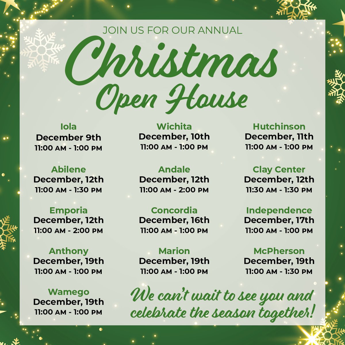 PrairieLandJD's tweet photo. 🎄✨Join us for lunch, great company, and exclusive holiday savings with 15% off John Deere toys, licensed products, and gun safes.  We can’t wait to see you and celebrate the season together at our Christmas Open Houses!

Some restrictions apply, see your local PLP for details https://t.co/eofbGgQlaG