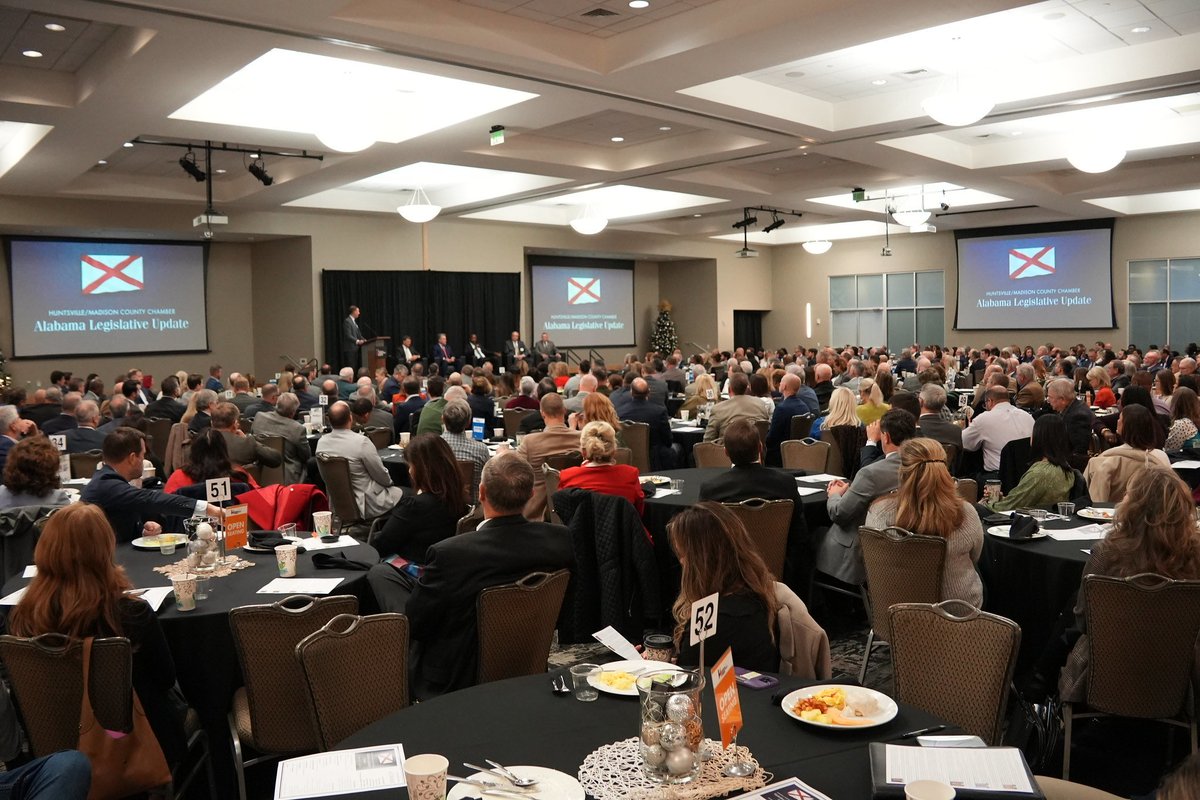 RepLedbetter's tweet image. It was great to be with the @huntsvillealcoc this morning for its Alabama Legislative Update. We’ve got 42 days until the 2026 Session, and House members are hard at work developing solutions to key issues facing our state. #alpolitics