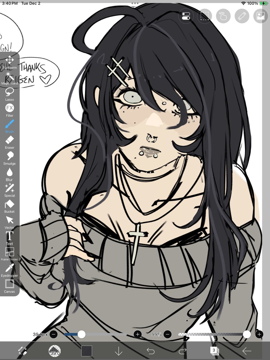 im really fake i forgot to show jane's redesign to the world 🥹 i'll make a better reference once i find my stupid apple pencil #reijane