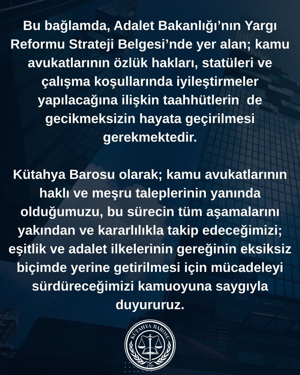 Kütahya Barosu (@kutahyabaro) on Twitter photo 