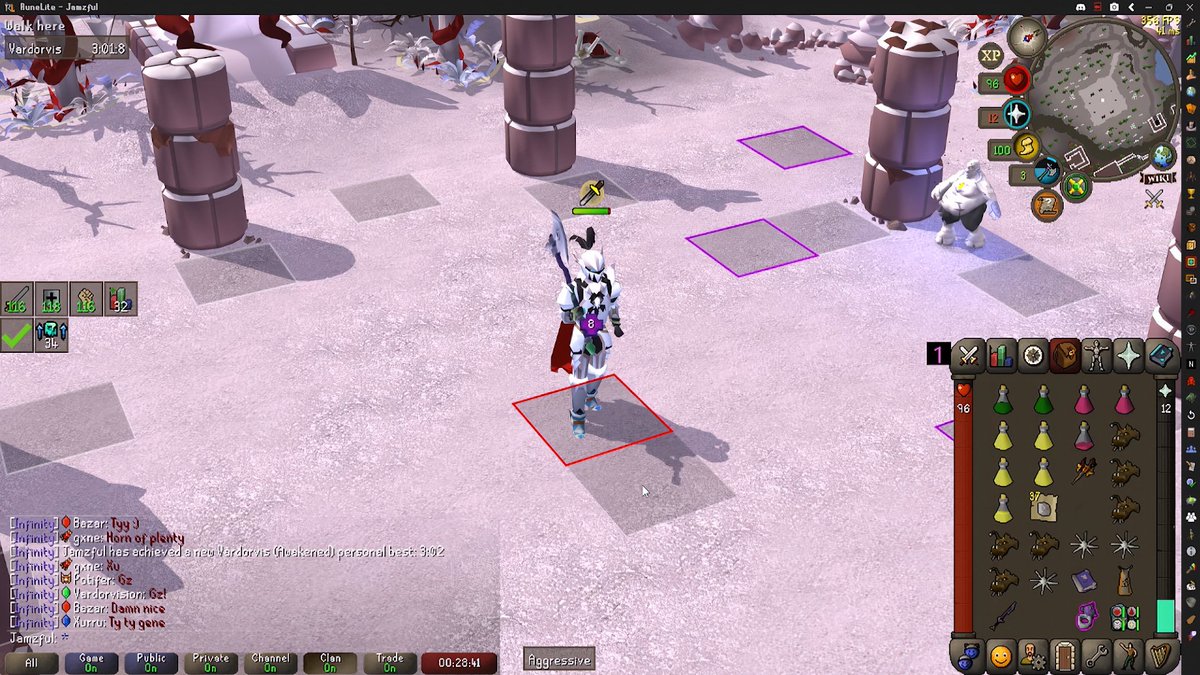 Went back to Awakened Vardorvis for fun got a 3:02