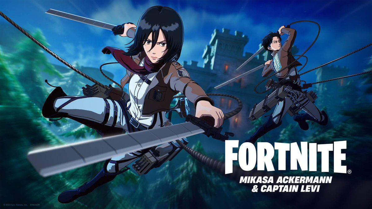 FortniteAoT's tweet photo. Day 5 of asking for Attack on Titan to return to Fortnite + Wave 2 https://t.co/uWU7pMqMLS