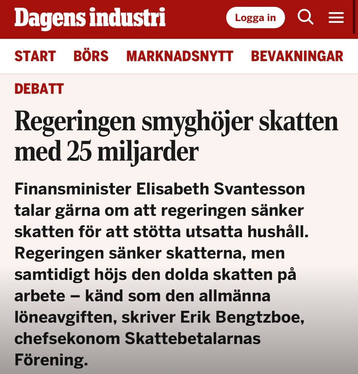 REGERINGEN SMYGHÖJER ARBETSGIVARAVGIFTEN

Den allmänna löneavgiften infördes 1995 som ett sätt att finansiera medlemsavgiften till EU. Den blev en del av arbetsgivaravgiften, trots att den inte har med socialförsäkringar eller arbetsgivaravgifter att göra.

För 30 år sedan var