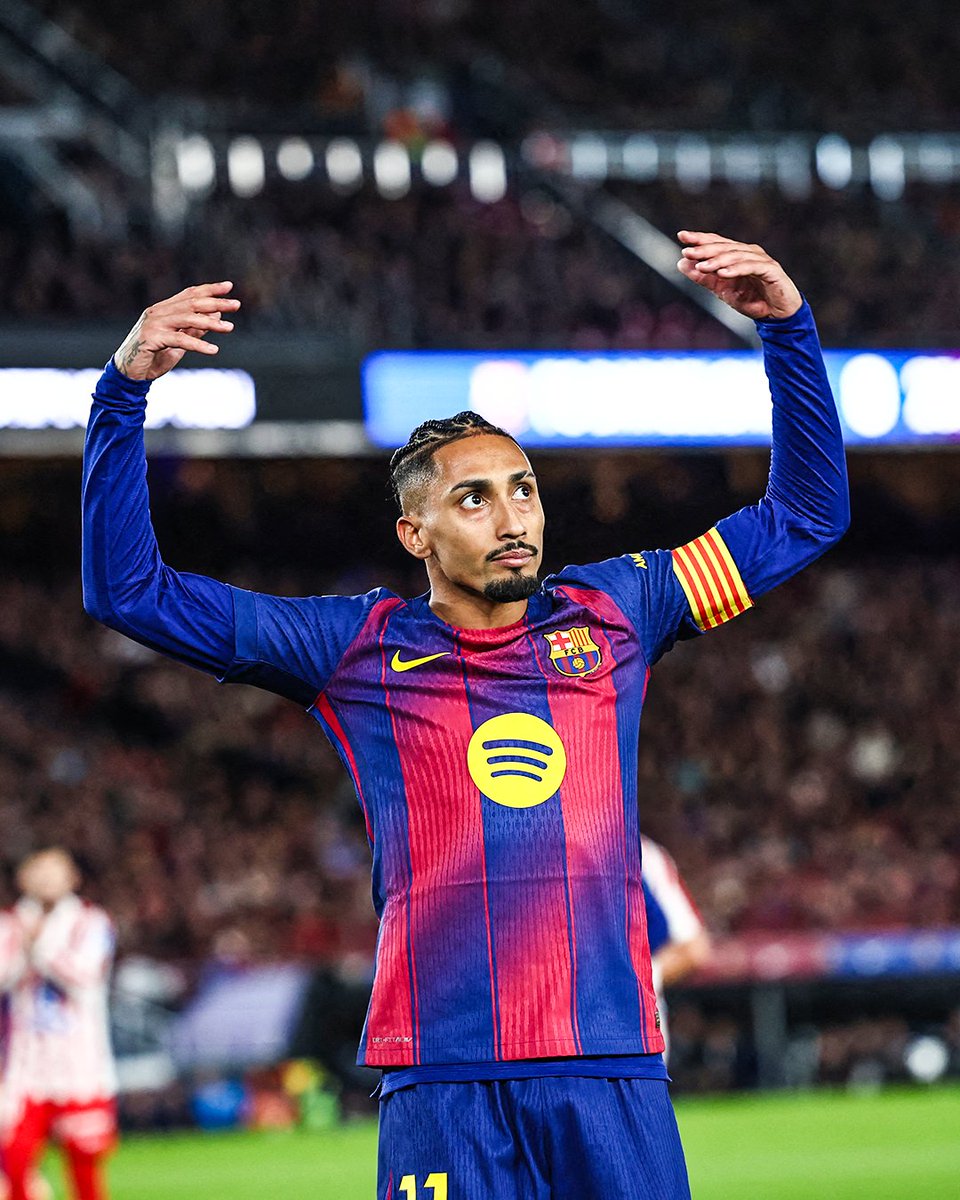 brfootball's tweet photo. Raphinha scores his first goal since returning from injury 🫶 https://t.co/C7r1dosMSB