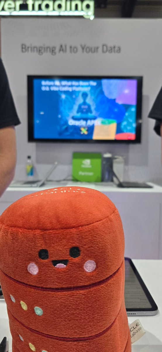 JaysonHanes's tweet image. Are you attending #NeurIPS2025 ? Stop by the @Oracle booth and learn about @OracleAPEX on @OracleDatabase in @OracleCloud and see a sneak peek of upcoming new features such as APEXlang - get your very own #DeeBee #orclAPEX