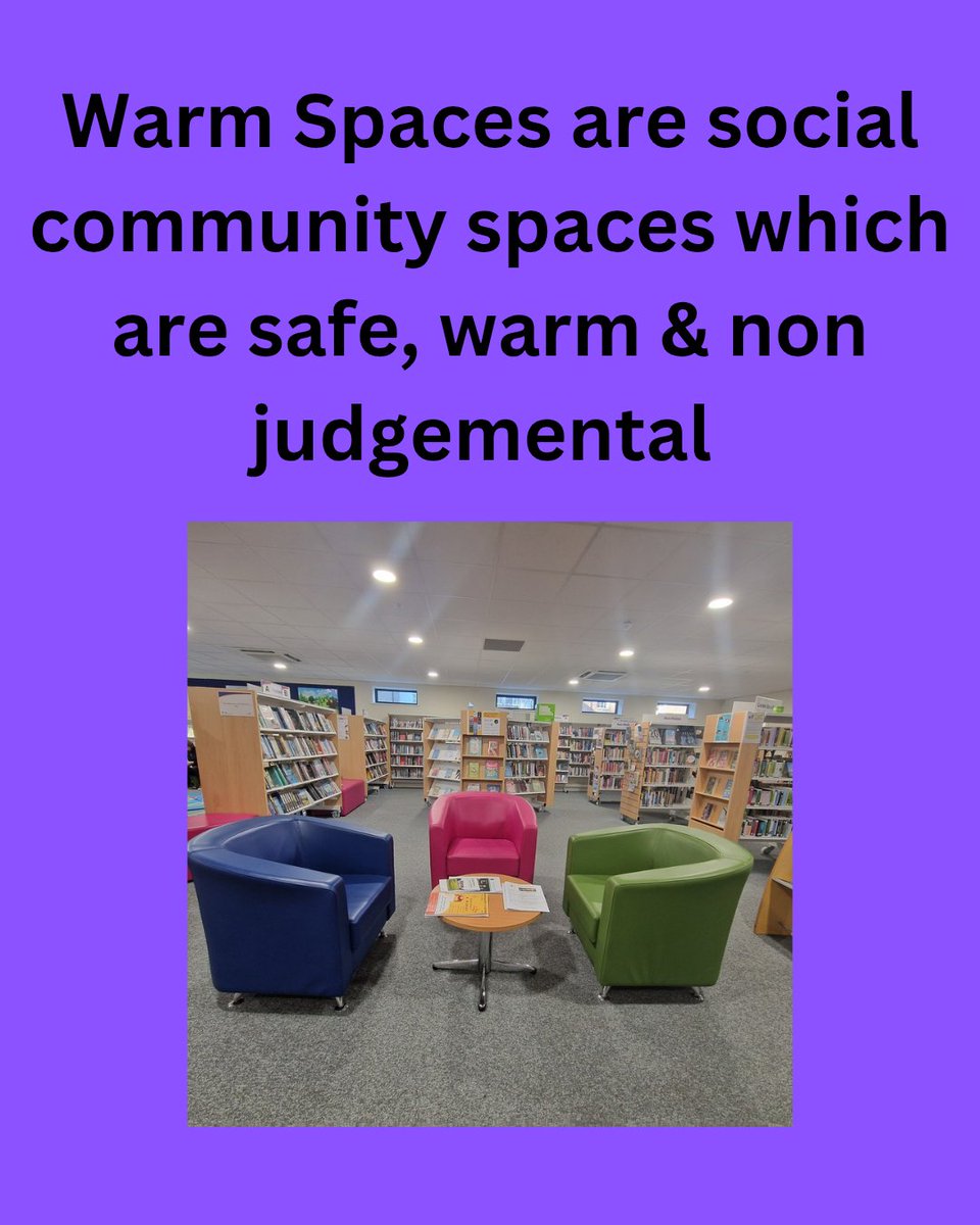 KnebCommLibrary's tweet image. As the weather is getting colder &amp;amp; the cost of heating is rising why not visit a Warm Space in Herts

Warm Spaces are social community spaces which are non judgemental, safe,warm &amp;amp; for everyone. 

All local libraries are Warm Spaces including Knebworth Community Library