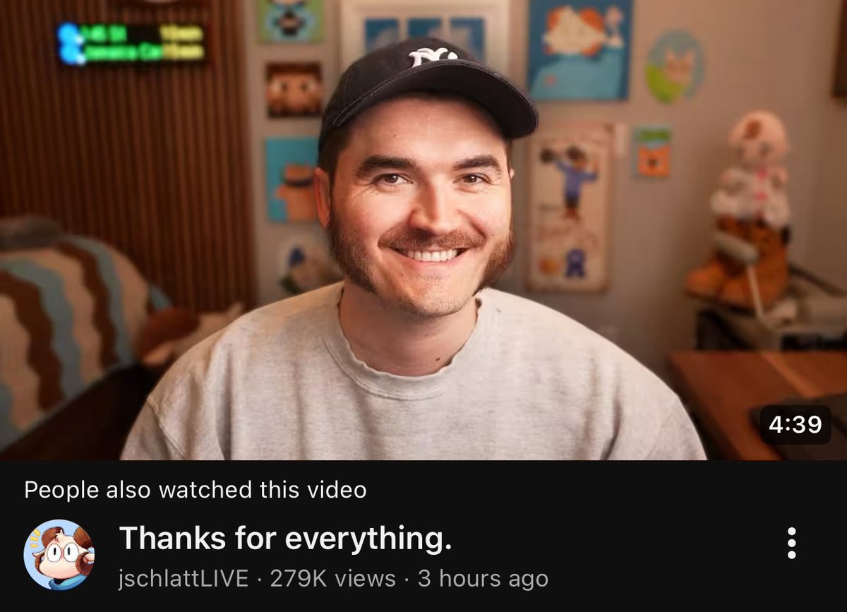 My comfort youtuber just killed himself </3