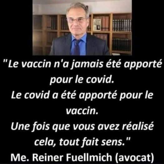 Devoir de mémoire.
On n'oublie pas.
Courage Reiner Fuellmich !