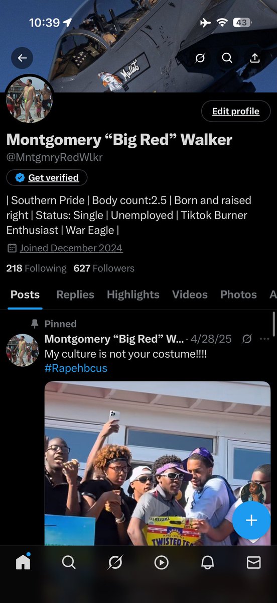 Montgomery “Big Red” Walker tweet media