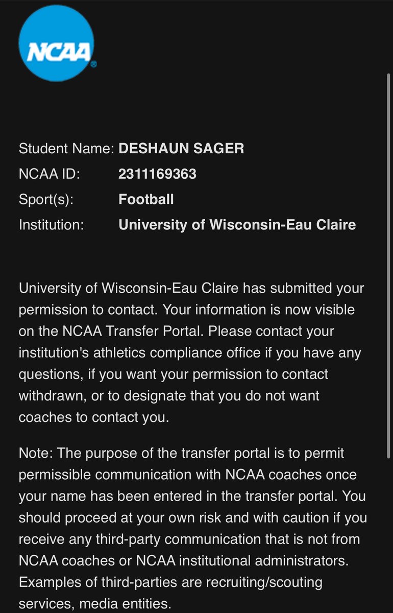 DeShaun Sager tweet media