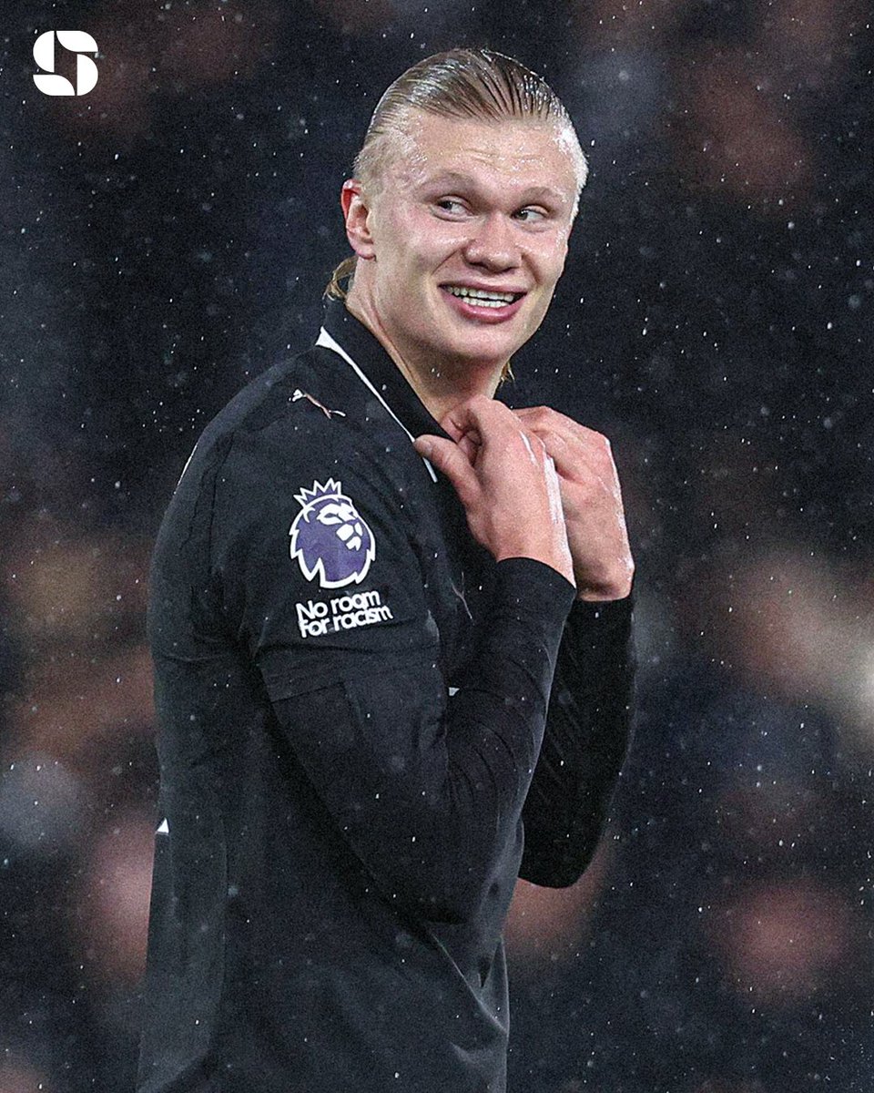 Squawka's tweet image. Erling Haaland has been caught offside in a Premier League away game for the first time in over two years.

The previous time was against Sheffield United in August 2023. 🤯