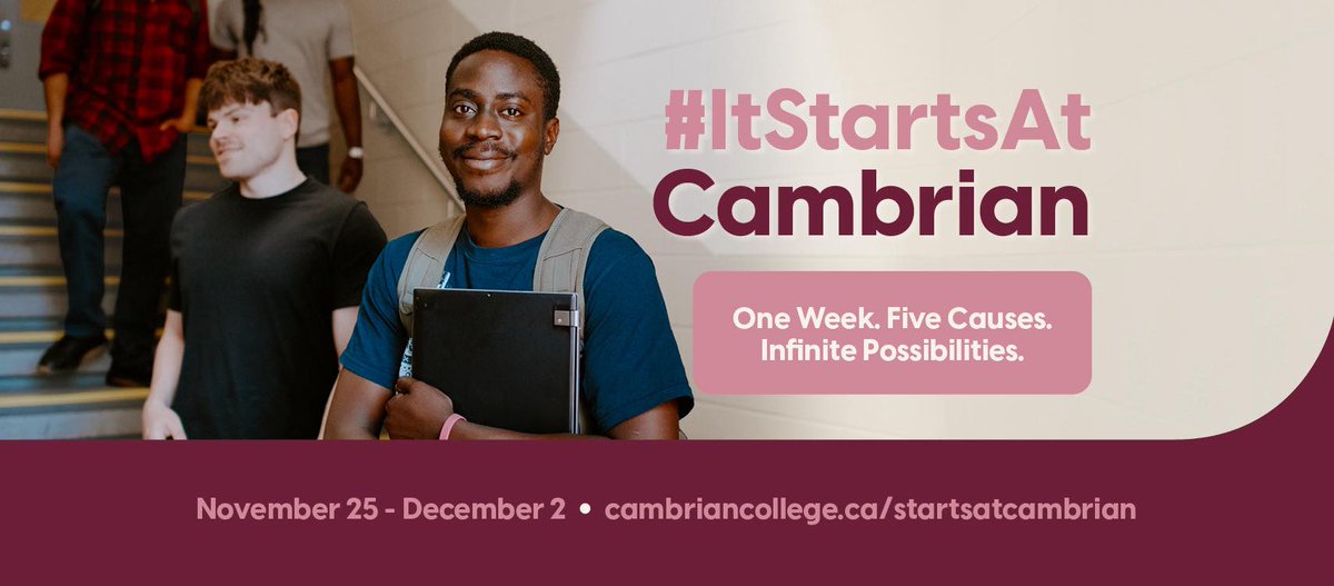 This #GivingTuesday, <a href="/pioneerbuilds/">Pioneer Construction</a> &amp; <a href="/fisherwavy/">Fisher Wavy</a>  are proud partners of <a href="/cambriancollege/">Cambrian College</a>  #ItStartsAtCambrian campaign! 
We have made a donation of $5,000 to one of 5 areas based on student votes.
We are committed to supporting education, opportunity, &amp; future leaders.