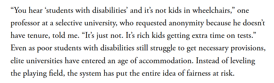 katierdolan's tweet photo. Every time I encounter college ADA discourse, I think back to when I was at Fordham in a wheelchair due to broken legs and had to work with the disability services there. They had virtually no accommodations available for my situation. They just offered extra time on tests. https://t.co/kIic51eabA