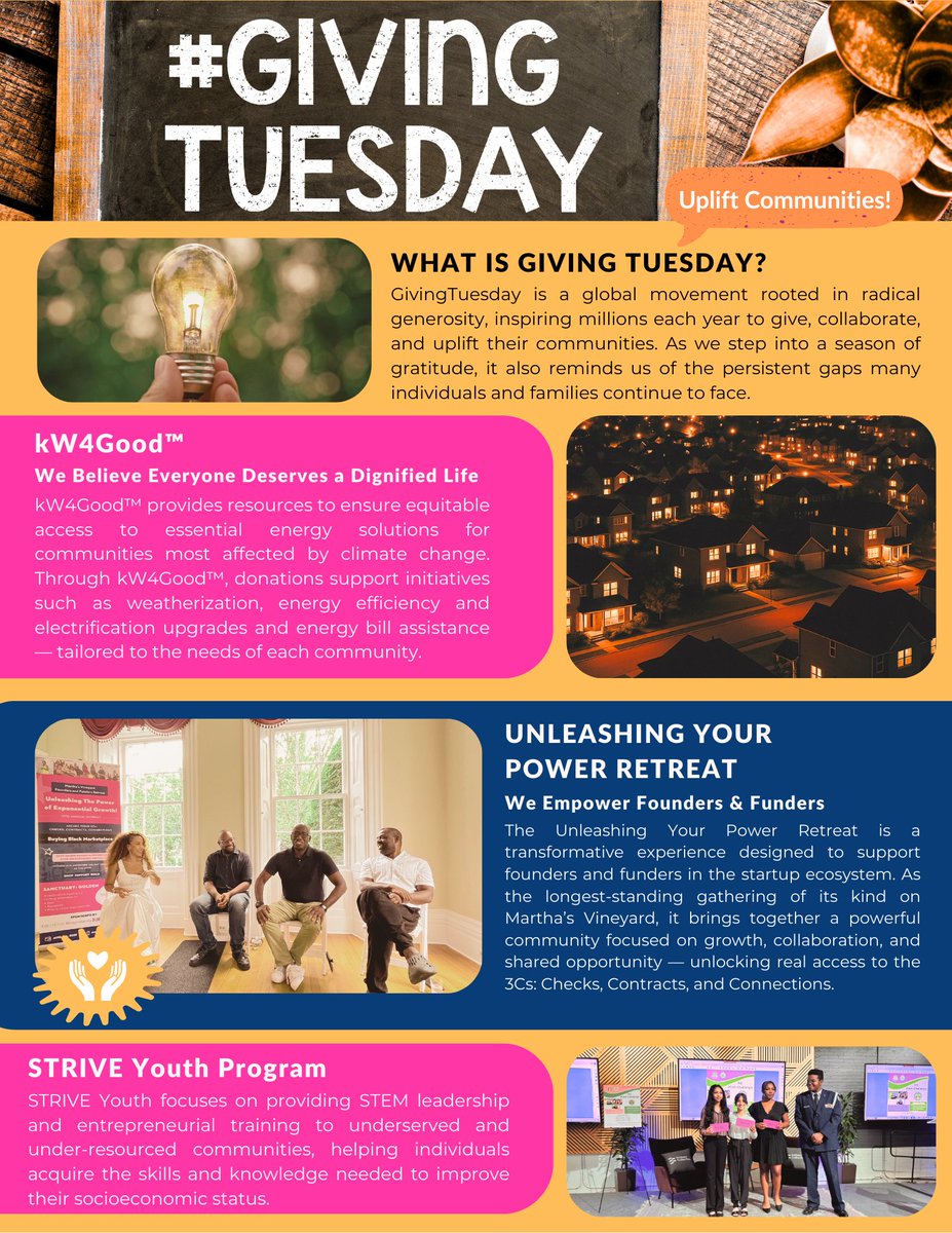 GivingTuesday inspires millions to give, collaborate, and uplift communities — and thanks to supporters like you, hope is already taking root in the lives of those we serve. Make your gift today and help communities thrive.

#GivingTuesday #COILadderInstitute