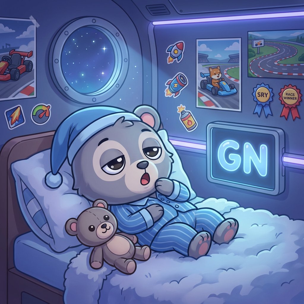 Good night
Tuesday is finally clocking out