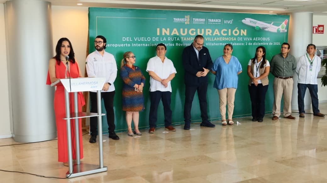 Turismo_Tabasco's tweet photo. "Continuaremos gestionando alianzas estratégicas con aerolíneas que apuesten por el potencial del Edén de México, un destino que ofrece experiencias única, impulsado también por la incorporación del Tren Maya." https://t.co/ONheLILJ8l