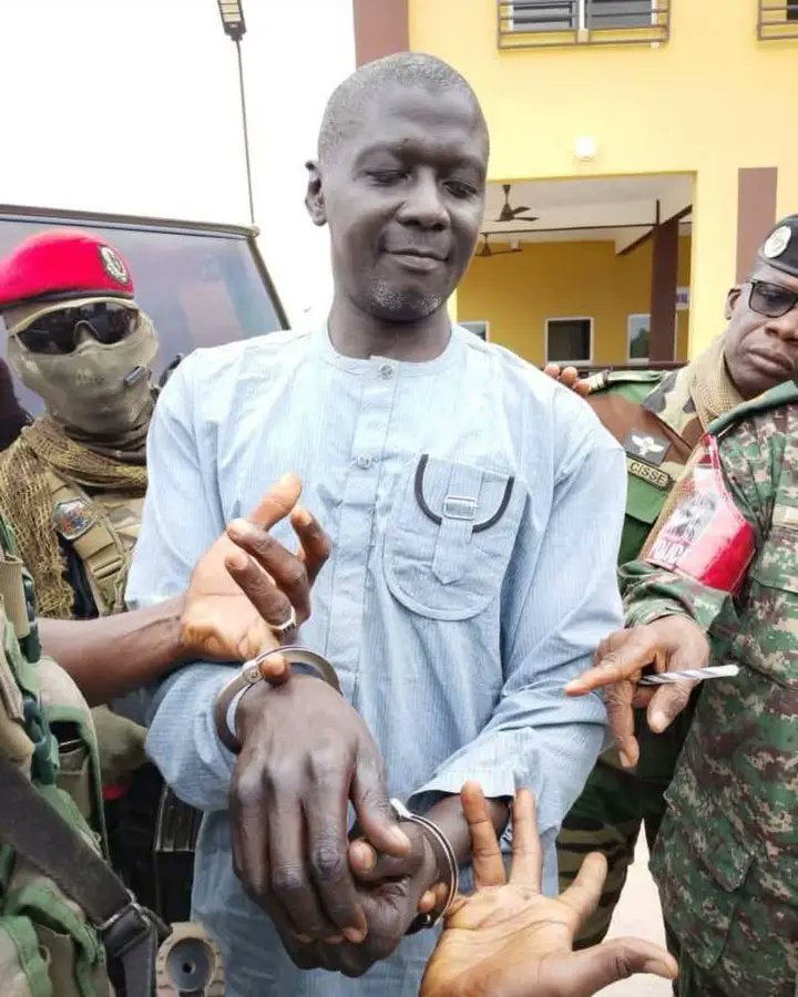 Notorious Assassin Lieutenant Colonel Sana Manjang Extra from the custody of the Senegalese Forces.