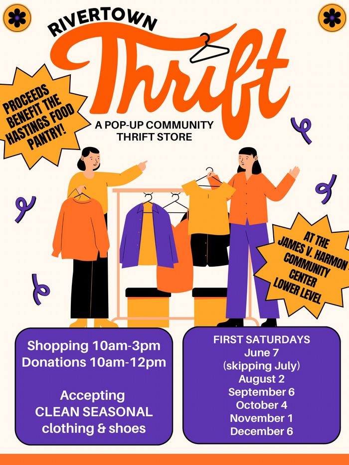 Rivertown Thrift - Saturday, December 6, 2025 from 10AM to 3PM alrt.se/u/NnJRf3sj9VE