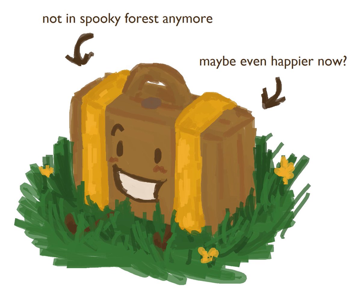 <a href="/AnimationEpic/">Inanimate Insanity</a> we could make her even happier,, if no more spooky forest