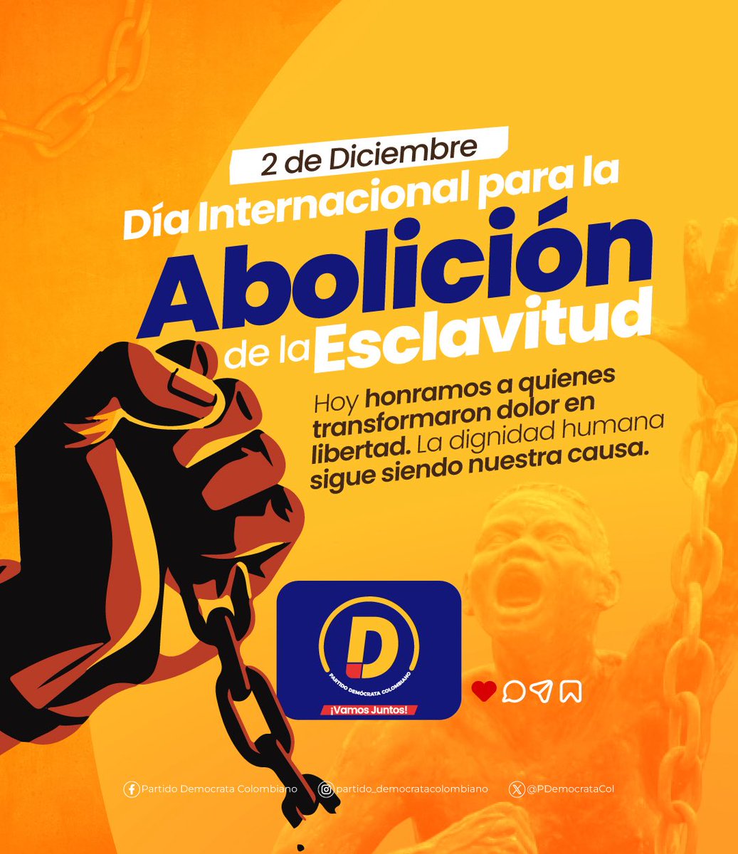 San Basilio de Palenque nos recuerda que la libertad en Colombia nació de la resistencia. La lucha de Benkos Biohó sigue siendo un llamado contra toda forma de discriminación. La dignidad no es negociable.
Vamos juntos.
#AboliciónDeLaEsclavitud