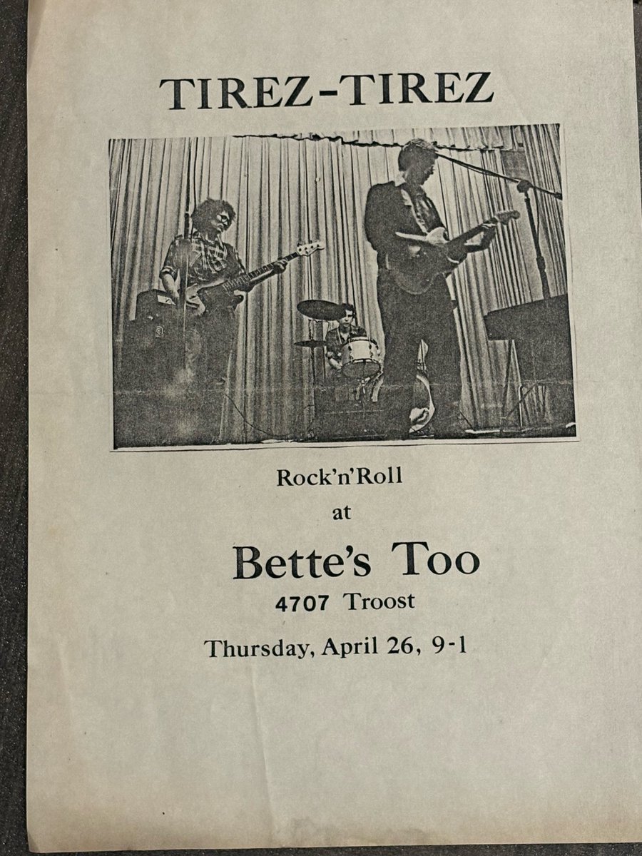 Anybody still here on this hellsite? Flyer from one of KC’s earliest punk gigs, 1979, couple mos after they opened for Talking Heads at One Block West.