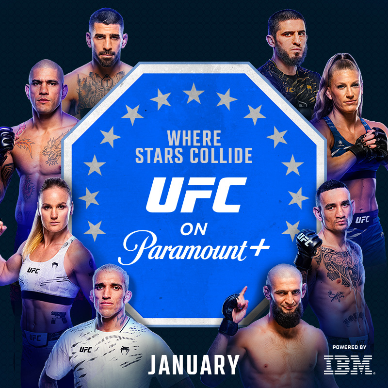Starting this January, stream every UFC fight for free with your Paramount+ subscription