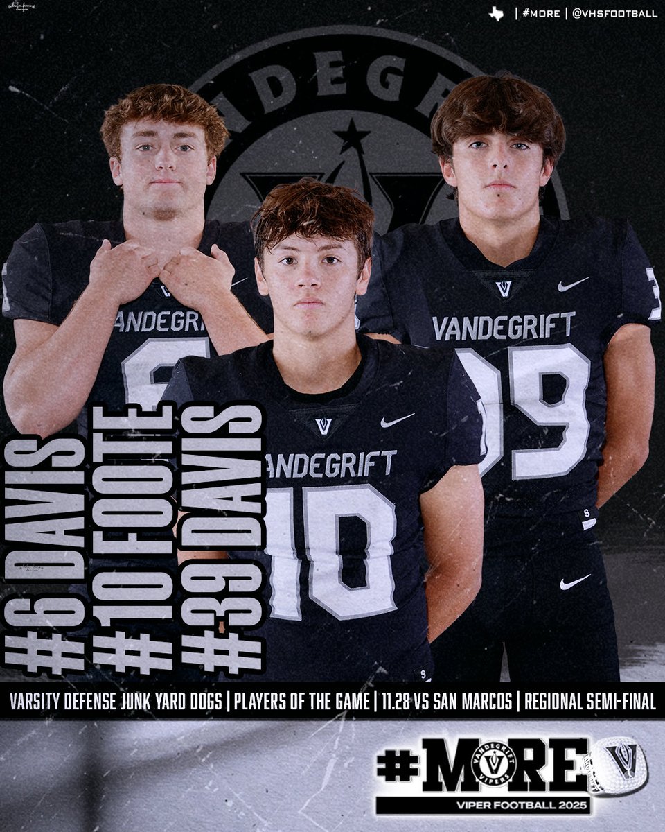 Vandegrift Football tweet media