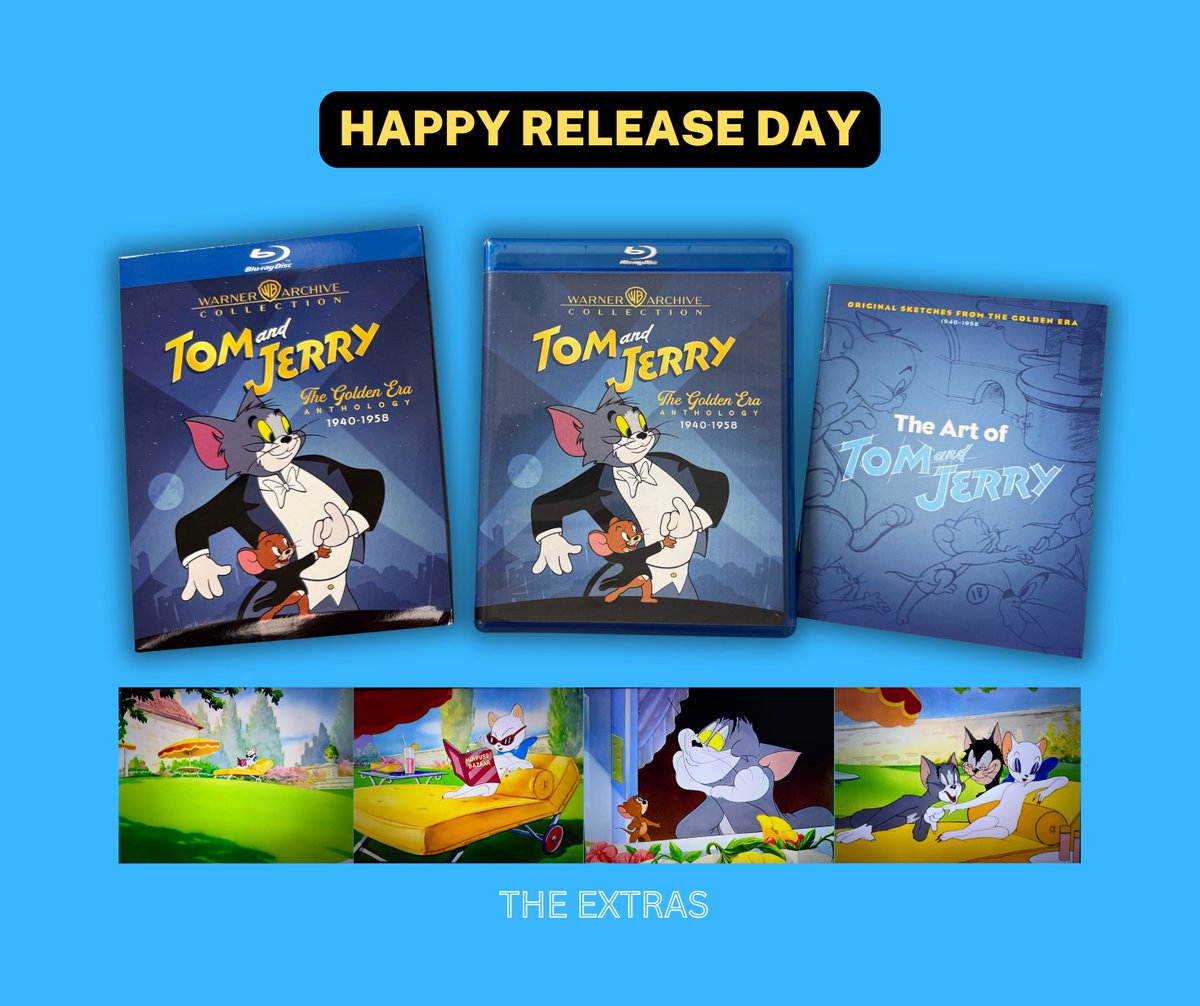 TOM AND JERRY THE GOLDEN ERA ANTHOLOGY 1940-1958 Blu-ray releases