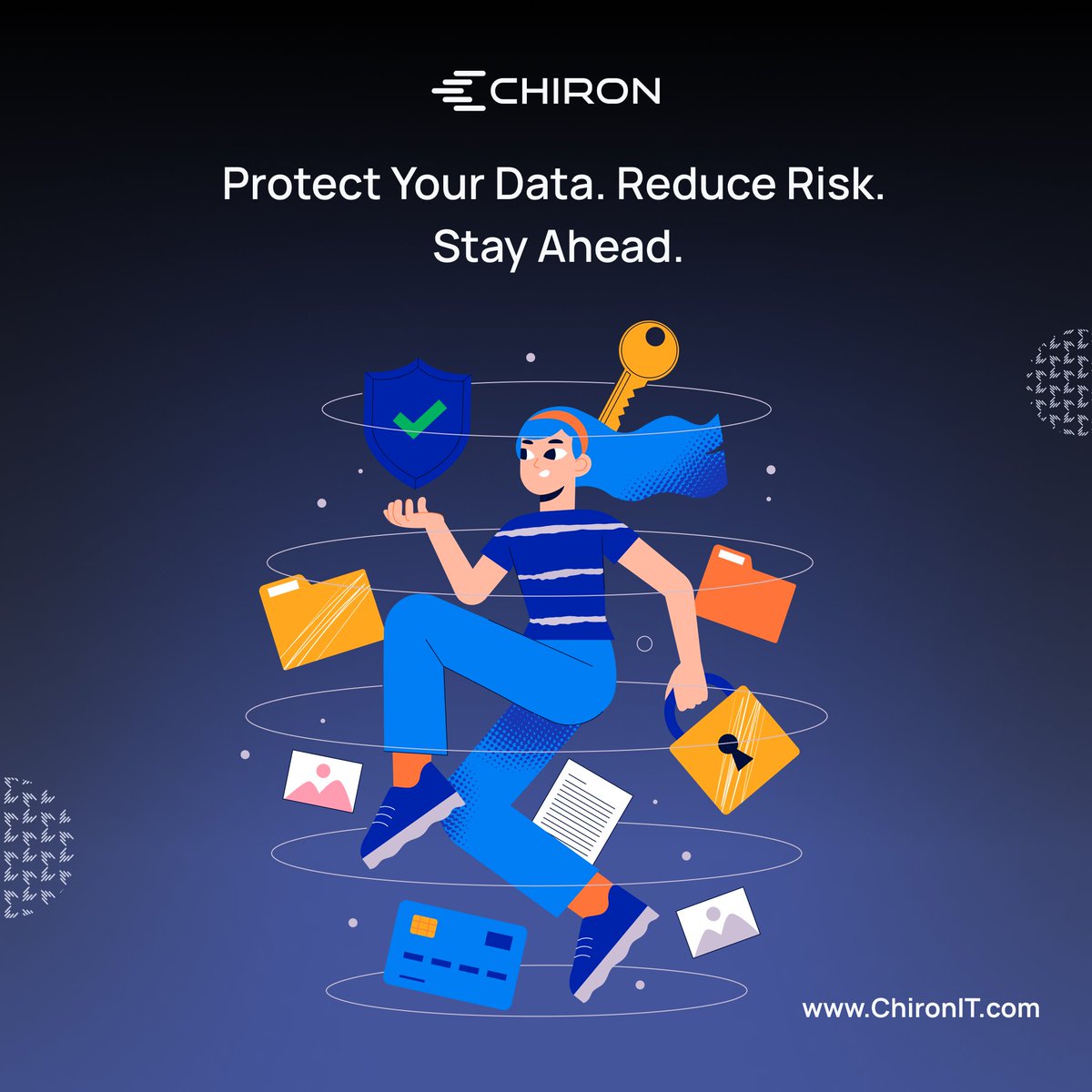 ChironUsa's tweet image. Our Data &amp;amp; Tech #Security &amp;amp; #Compliance Consulting helps you identify risks, secure sensitive data, and stay fully compliant with industry standards. We assess your environment, implement strong protection measures, and set up clear governance, retention, and auditing policies.