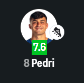 lumdys's tweet image. Pedri is just too good to be true. What a player