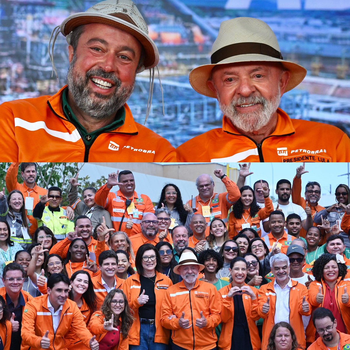 Em Ipojuca (PE), o ministro <a href="/asilveiramg/">Alexandre Silveira</a> acompanhou o presidente <a href="/LulaOficial/">Lula</a> no anúncio de um novo ciclo de investimentos da <a href="/petrobras/">Petrobras</a> na refinaria Abreu e Lima (RNEST).