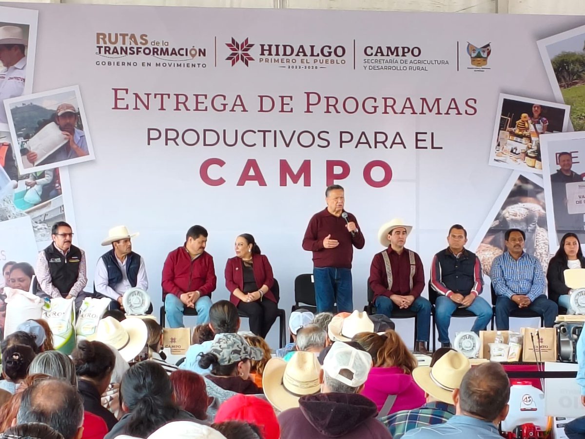 LsrHidalgo's tweet image. Como parte de las Rutas de la Transformación, el gobierno estatal a través de la Secretaría de Agricultura y Desarrollo Rural hizo entrega de distintos apoyos a los municipios de Acaxochitlán, Acatlán, Cuautepec, Metepec y Tulancingo.

📸: Jessica Manilla