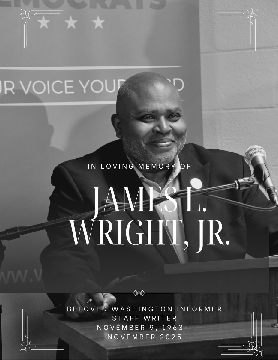 @DCOPC send prayers and condolences to the loved ones of Journalist James Wright and his colleagues at the Washington Informer. James was a good media partner who helped share the news about @DCOPC services.