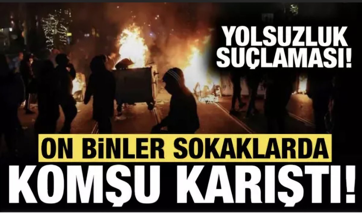 Bulgarlar bile yolsuzluğa karşı sokağa çıkıyor ,bizim ana muhalefet partisi CHP, rüşvet, irtikap dolandırıcılık şüphelilerini yargının elinden kurtarmak için sokaklara dökülüyor!!

İroni bu kadar...