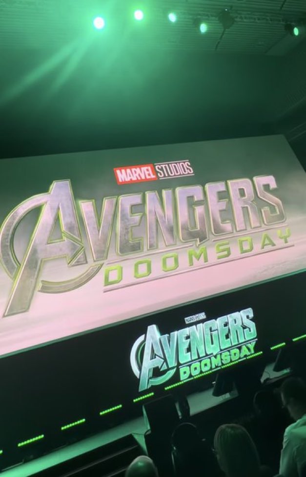 letscinema's tweet photo. The full and final cast of Avengers: Doomsday in display at a Disney event today. 

From Captain America to Black Panther to Loki to Thor to Antman to Winter-soldier we have got it all, Marvel coming in full force this year! https://t.co/LYvVZ4gg4O