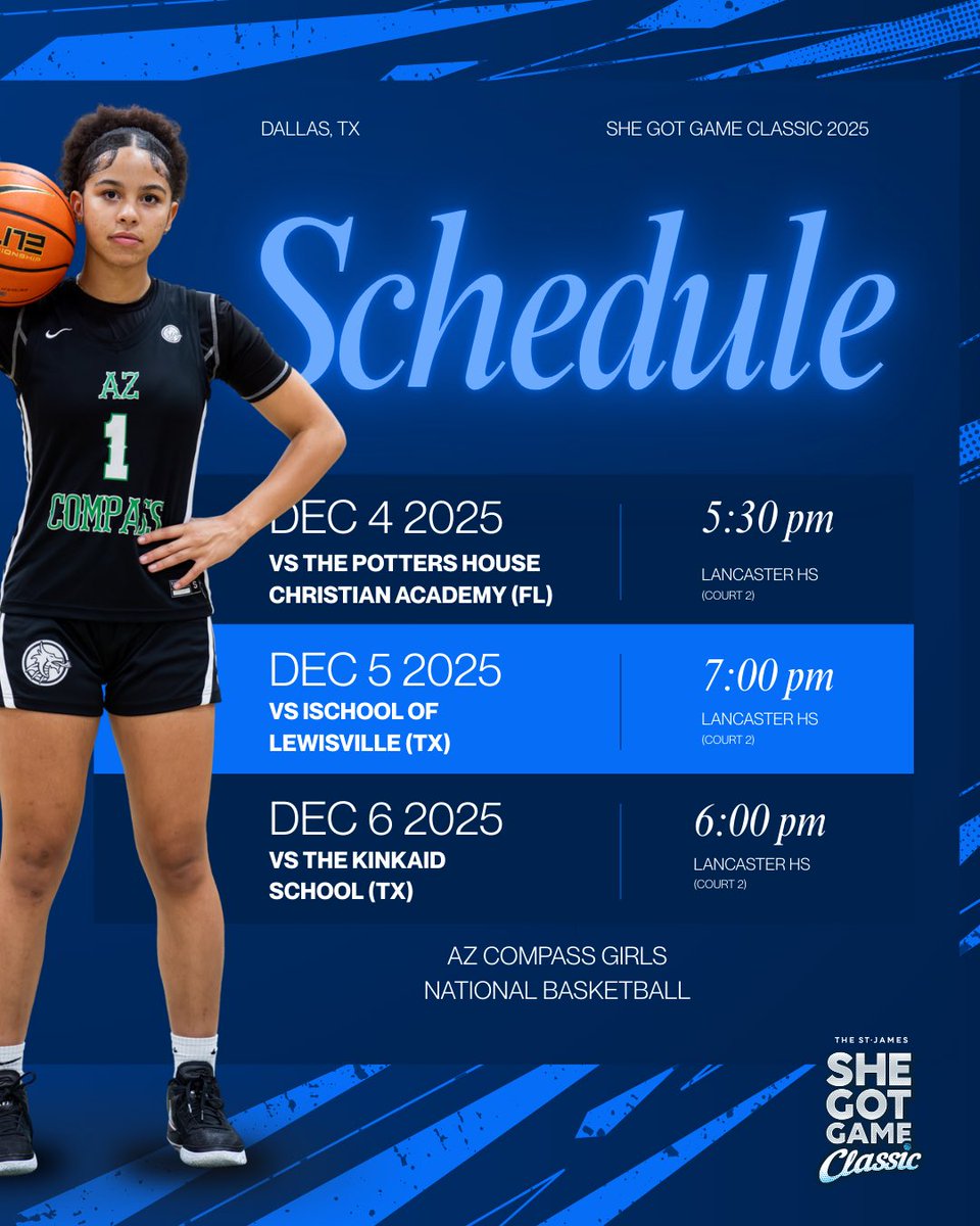 The Dragons head to Dallas, TX this Thursday for the <a href="/SheGotGame7/">She Got Game Classic</a>. Ready for a big weekend. 🐉🔥